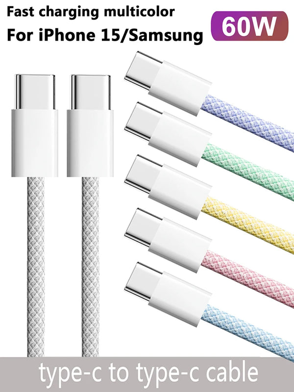 USB-C to USB-C Cable 60W